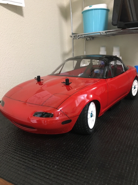 タミヤ ユーノス ロードスター M08用ボディ制作 その3 完成 | RC/DC