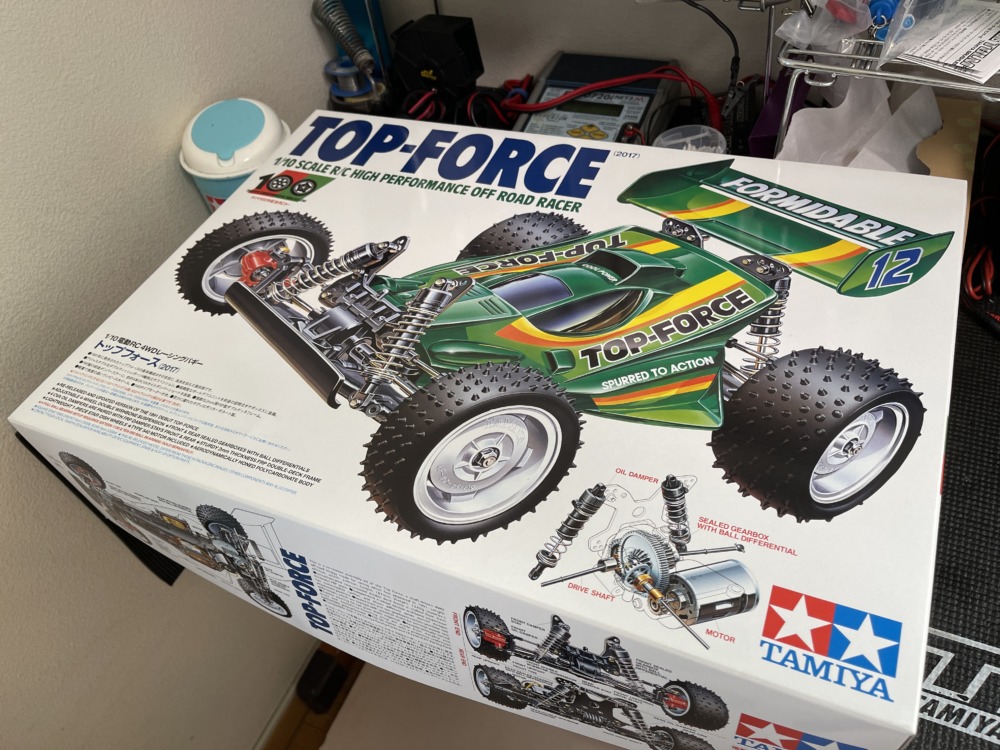 タミヤ トップフォース 再販復刻バギーを制作【その1】 | RC/DC