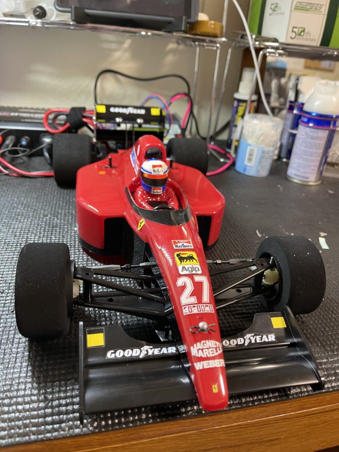 タミヤ フェラーリ643完成！！80年代終わりから90年代のF1の盛り上がり