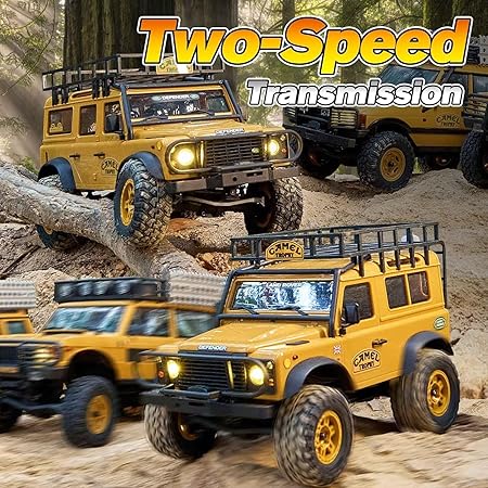 FMS 1:24 FCX24M ランドローバー ディフェンダーD90 キャメル