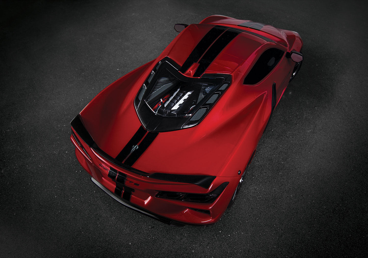 トラクサス 1/10 シボレー CORVTTE レッド RTR 塗装済み完成品