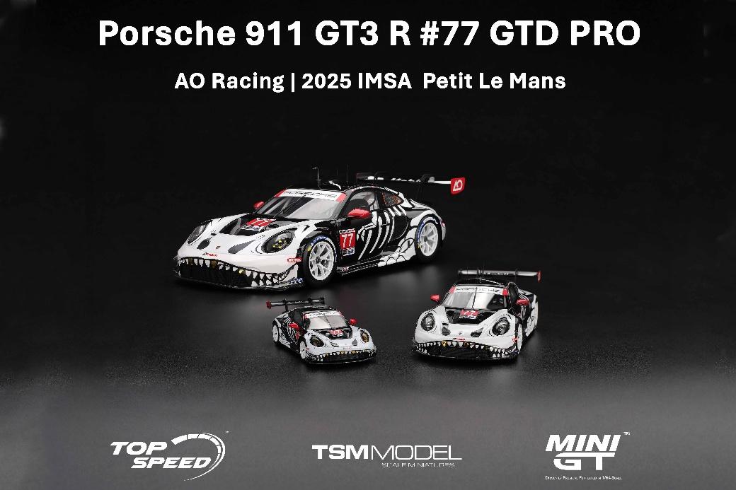 2026年1月以降発売予定】 MINI GT MGT01143-L 1/64 ポルシェ 911 GT3 R