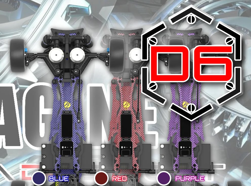 3Racing 新型ドリフトカー「Sakura D6 Sport Carbon Graphite Version