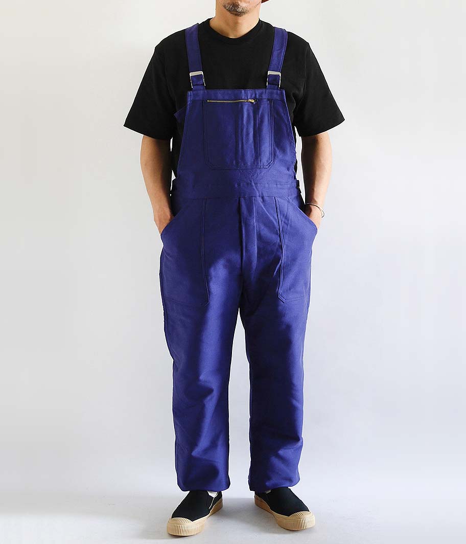 モールスキンフレンチワークオーバーオール ［Dead Stock］ - Fresh