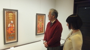 板戸に描く花鳥風月・からくり人形 牧内則雄展✿* | RadiChubu-ラジ