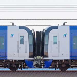 名鉄2000系「ミュースカイ」2001編成＋2002編成（海側）｜RailFile.jp