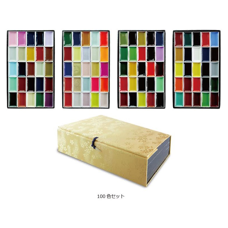 吉祥 顔彩100色（名村大成堂オリジナル） | 画材ショップ楽屋