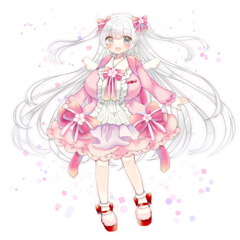 ピンク】ピンクなドレス｜イラスト詳細｜らっかみ！