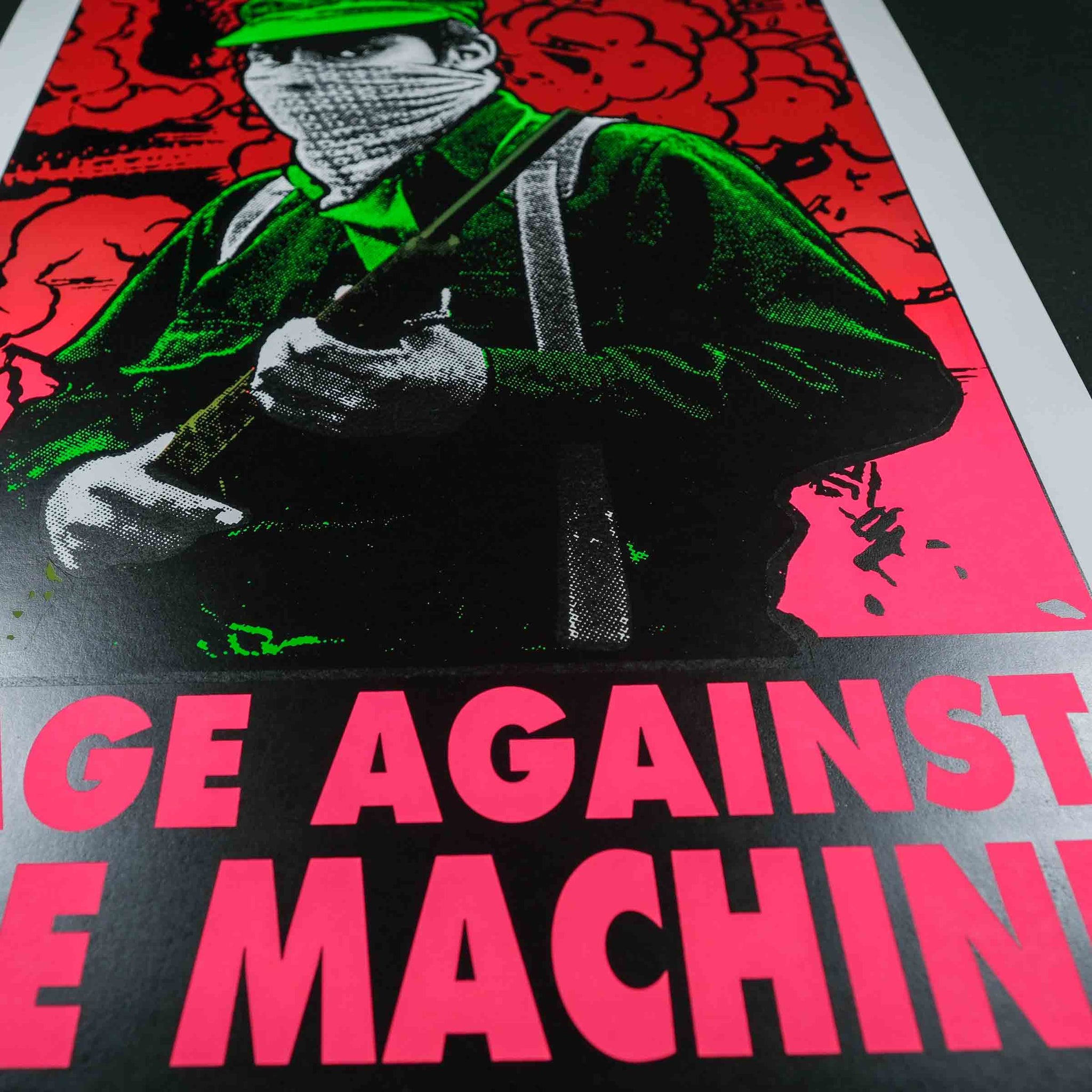 Taz Rage Against the Machine 1997 Tour Concert Poster – Rare Dead