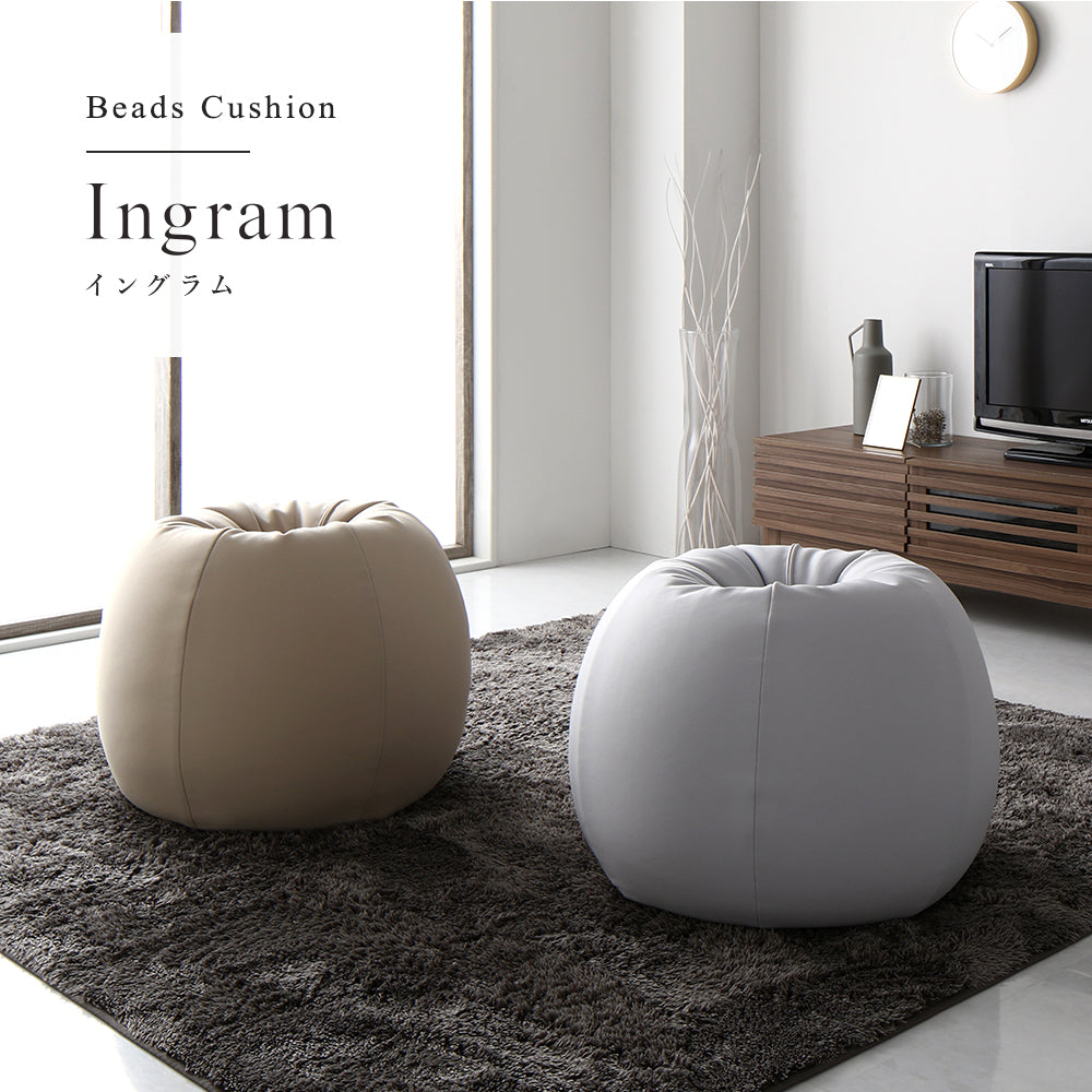 サークル型 ビーズクッション『Ingram イングラム』/可愛らしい