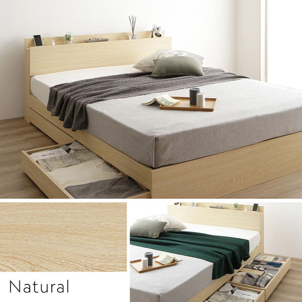 引き出し収納付きベッド『Serest セレスト』/シンプルモダン 収納付き