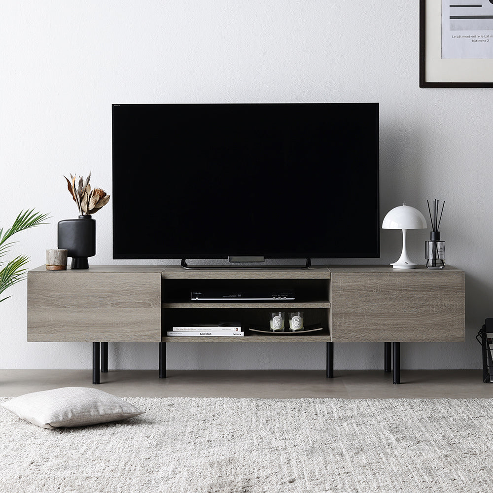 異素材MIX ワイド テレビボード 『Stova ストーヴァ』/ 大型テレビにも