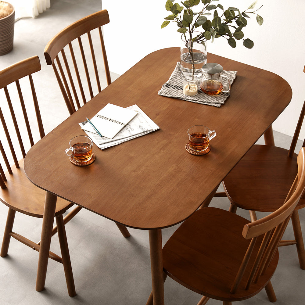 天然木 ダイニングテーブル 正方形75×75cm/長方形120cm×75cm 単品/北欧