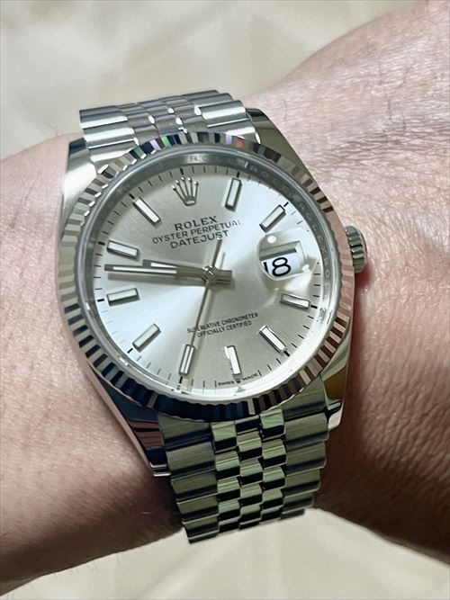 126234 シルバー ROLEX（ロレックス）デイトジャスト36 VI/IXダイヤ