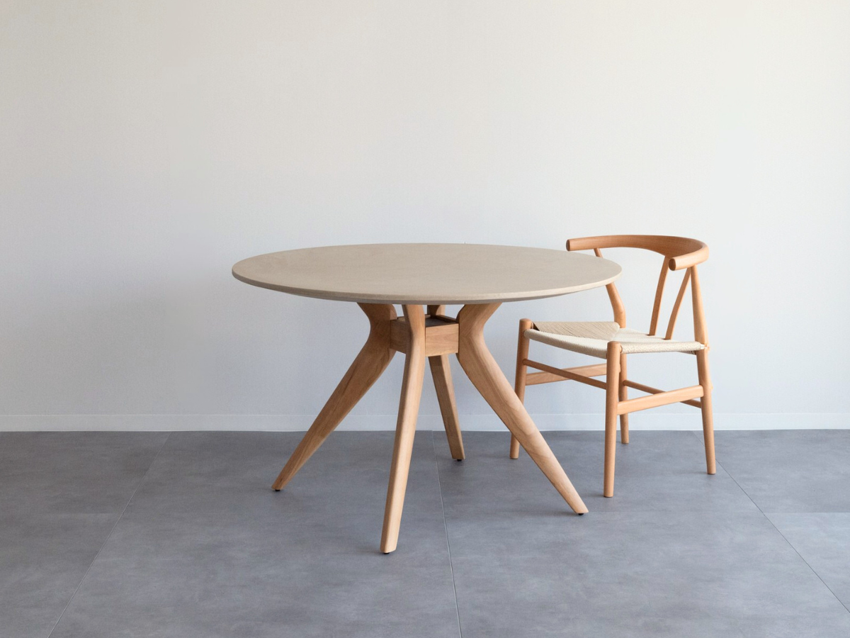 R2 モールテックス ラウンドテーブル おしゃれ 直径 100～110cm（丸