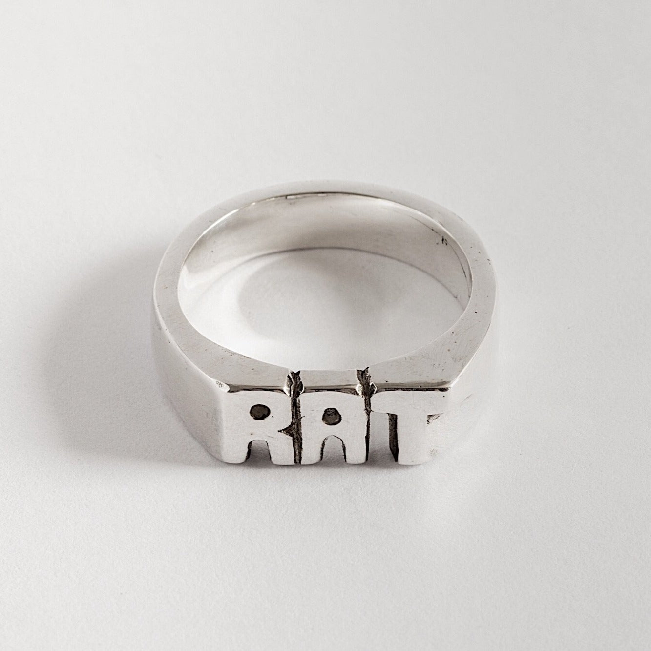 Rat Ring in Sterling Silver – Chunky Jewellery – Rat Betty