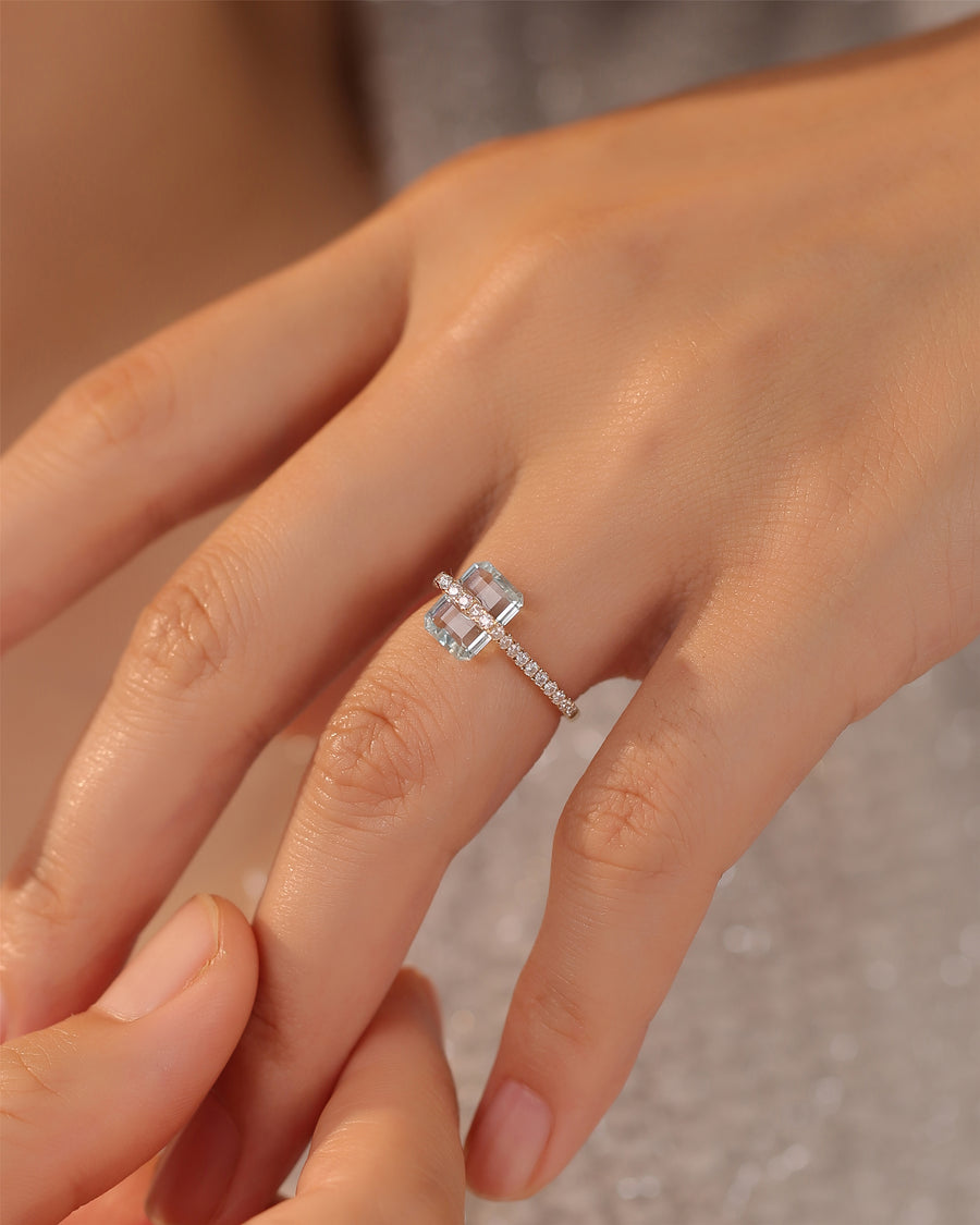 Ravicharme | 【数量限定】Nude 天然石リング アクアマリン – RAVICHARME