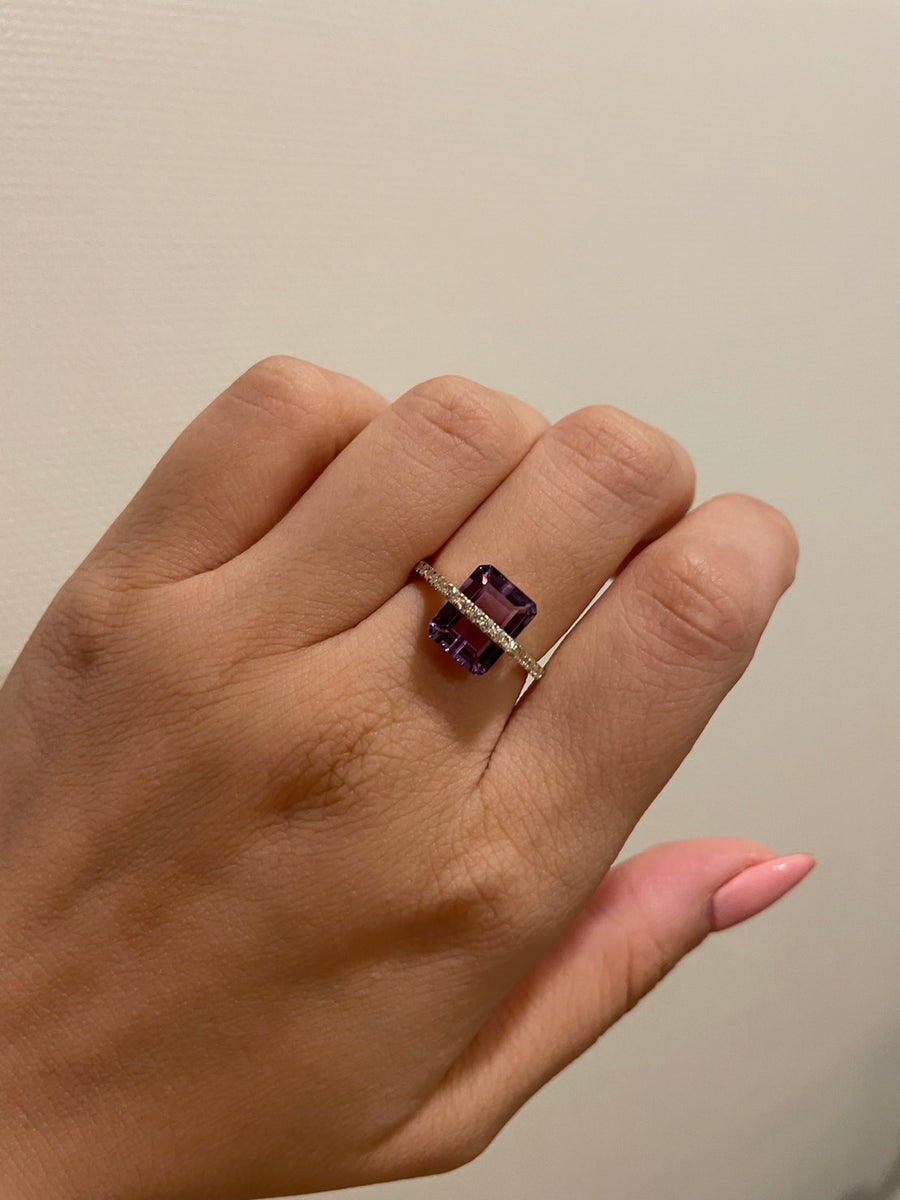 Ravicharme | 【数量限定】Nude 天然石リング アメジストM – RAVICHARME