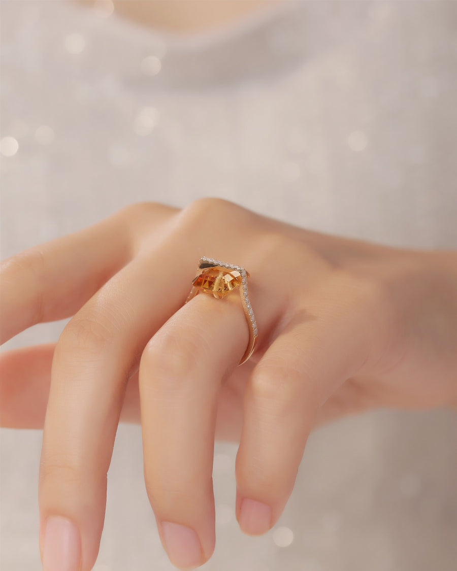 Ravicharme | 【数量限定】Nude 天然石リング シトリンM – RAVICHARME