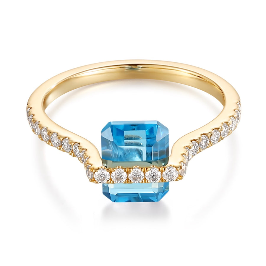 Ravicharme | 【数量限定】Nude 天然石リング ブルートパーズ – RAVICHARME