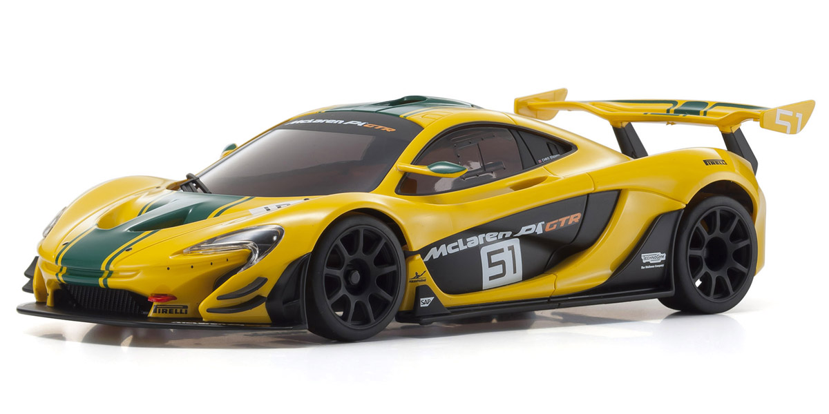 ミニッツRWDシリーズ レディセット McLaren P1™ GTR イエロー