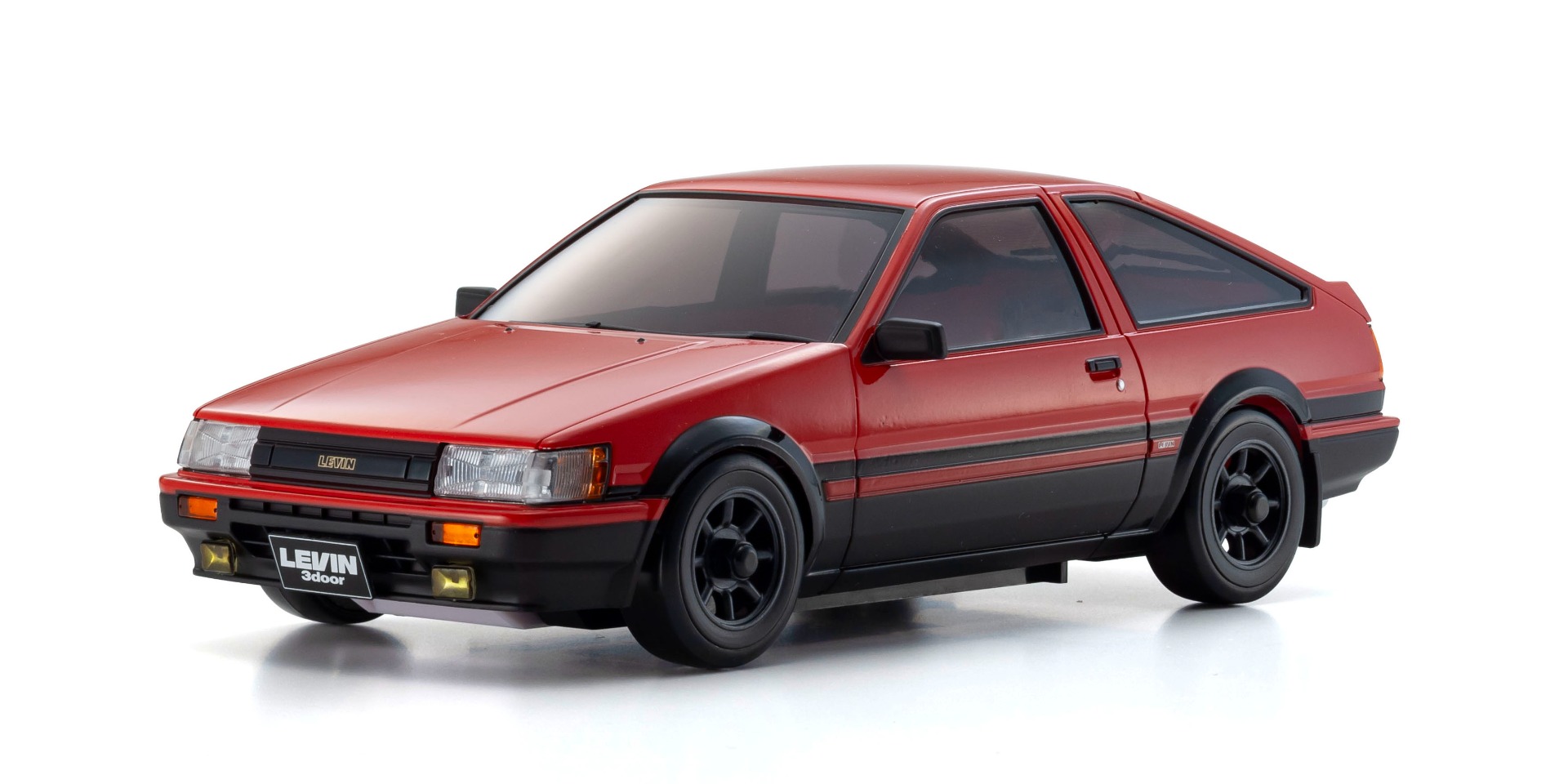 ミニッツAWD トヨタ カローラレビン AE86 レッド/ブラック 32641RBK