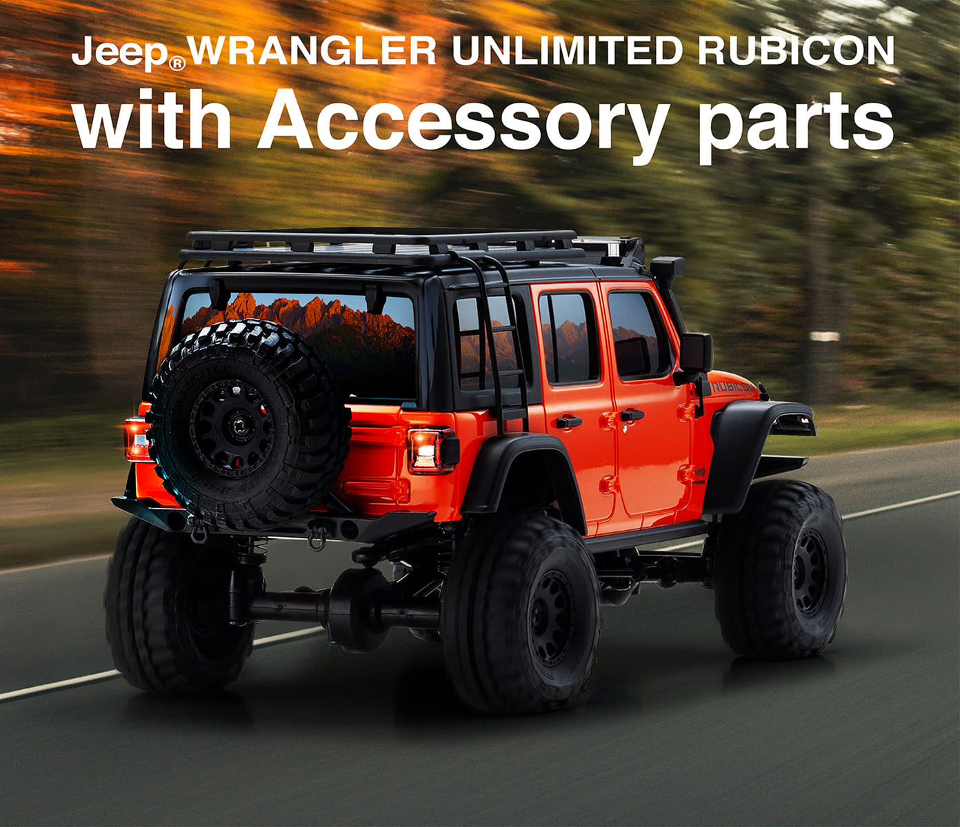 ミニッツ4×4 レディセット ジープ ラングラー アンリミテッド ルビコン