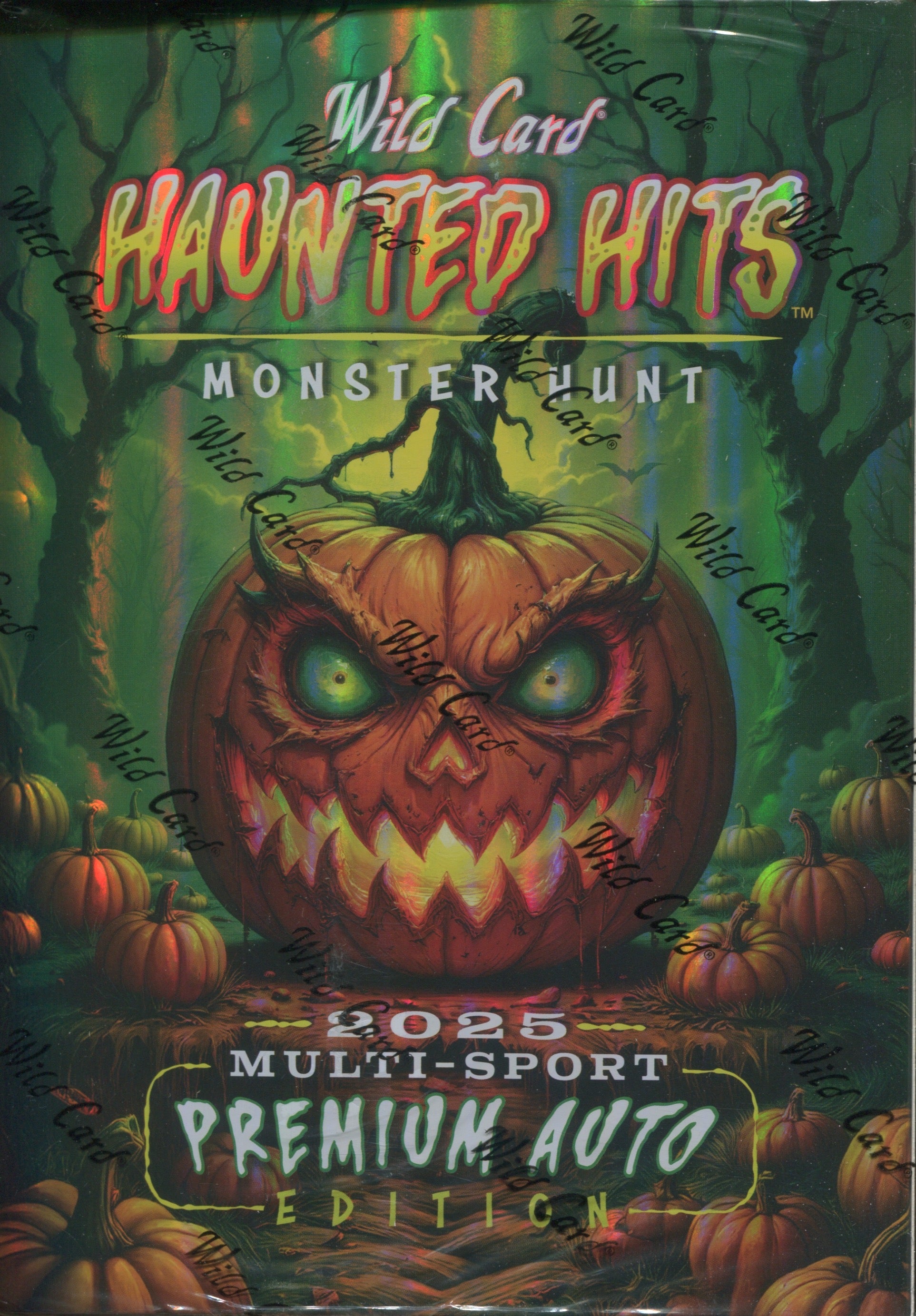 2025 Wild Card Haunted Hits Multi-Sport Premium Auto Edition Jumbo, Bo