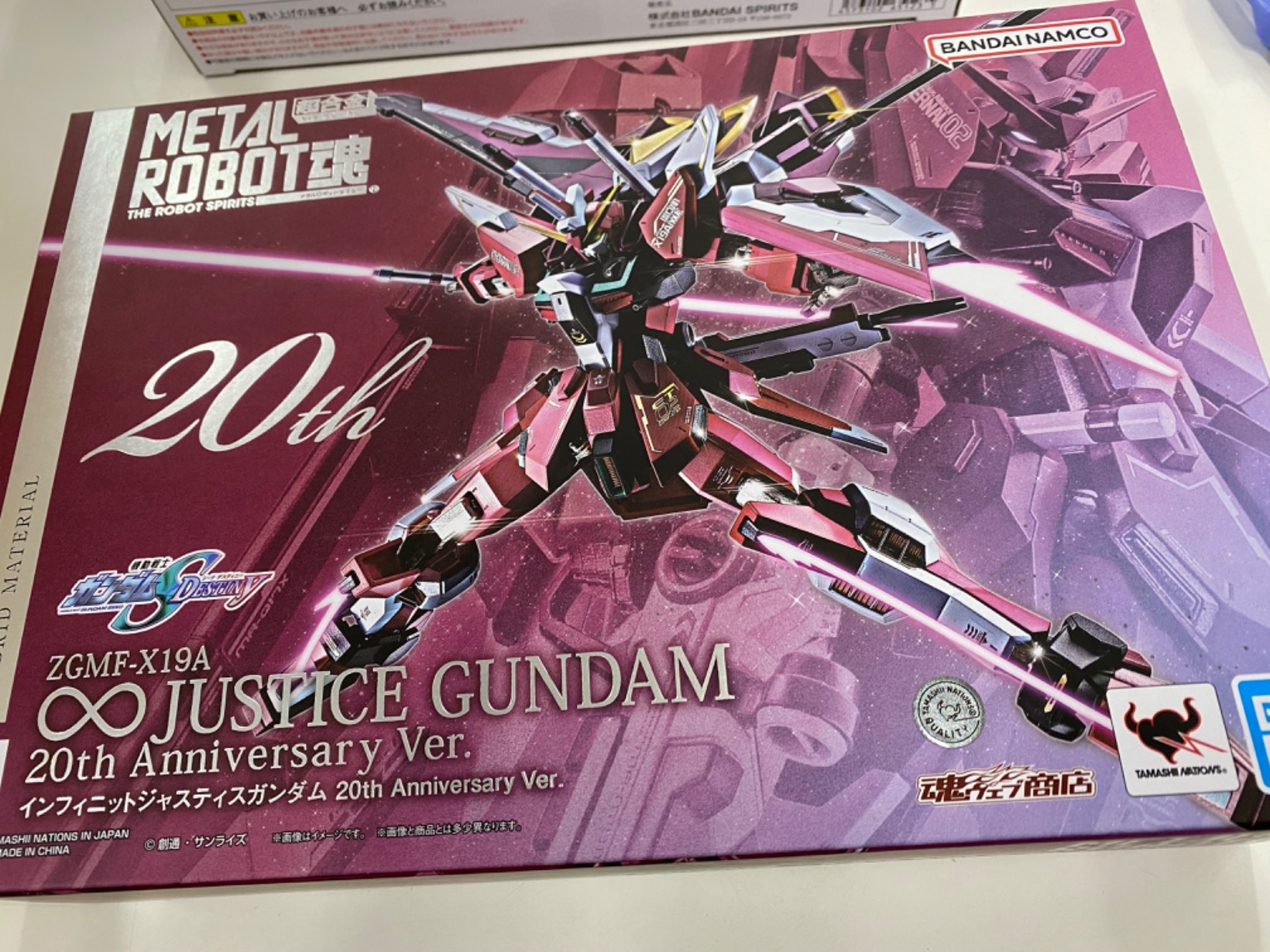 METAL ROBOT魂 インフィニットジャスティスガンダム 20th anniversary