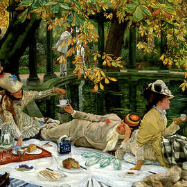 The Picnic, 1876 Painting by James Tissot - Fine Art America