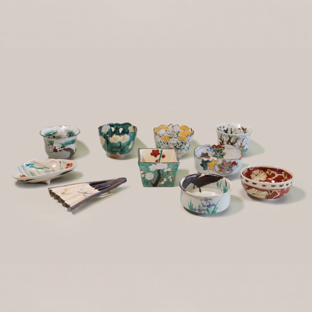 SOLD】9代 白井 半七 「乾山写寄向付10客組」 | 京都祇園の古美術、古