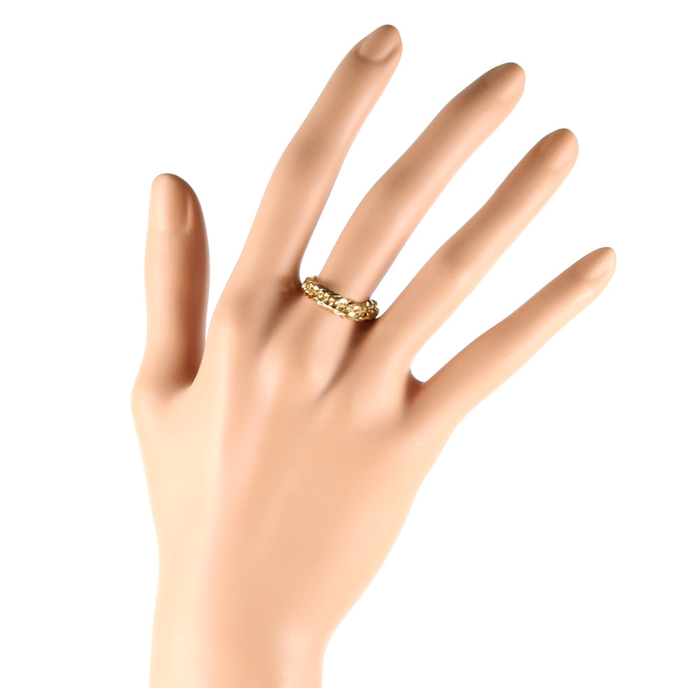 喜平 リング・指輪 12DCT 12面トリプル リング 指輪 16号 18金 K18