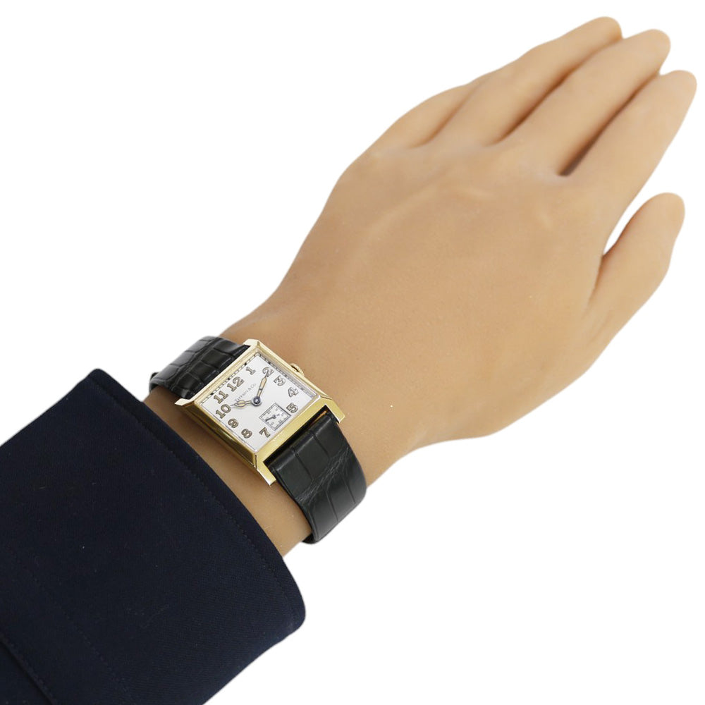 TIFFANY & CO. Tiffany Square Watch 18 Gold K18 Yellow Gold WR5ATM