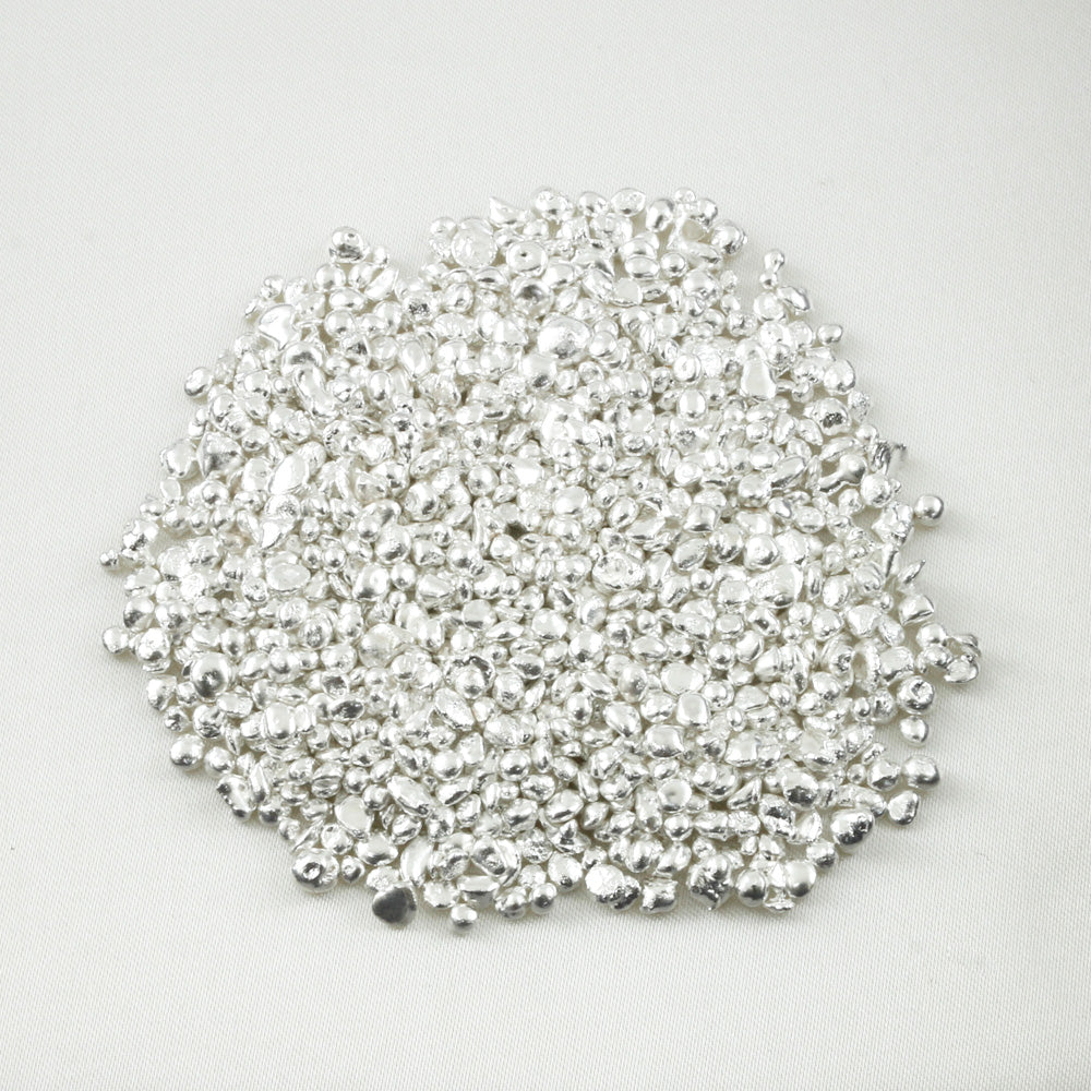 純銀 シルバー SV1000 ささぶき つぶ銀 国産 笹吹き 純銀 ユニセックス