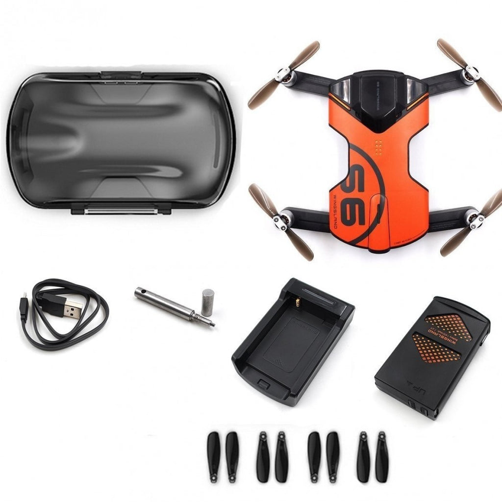 Wingsland S6 Pocket RC Quadcopter FPV Selfie Drone 4K HD Camera