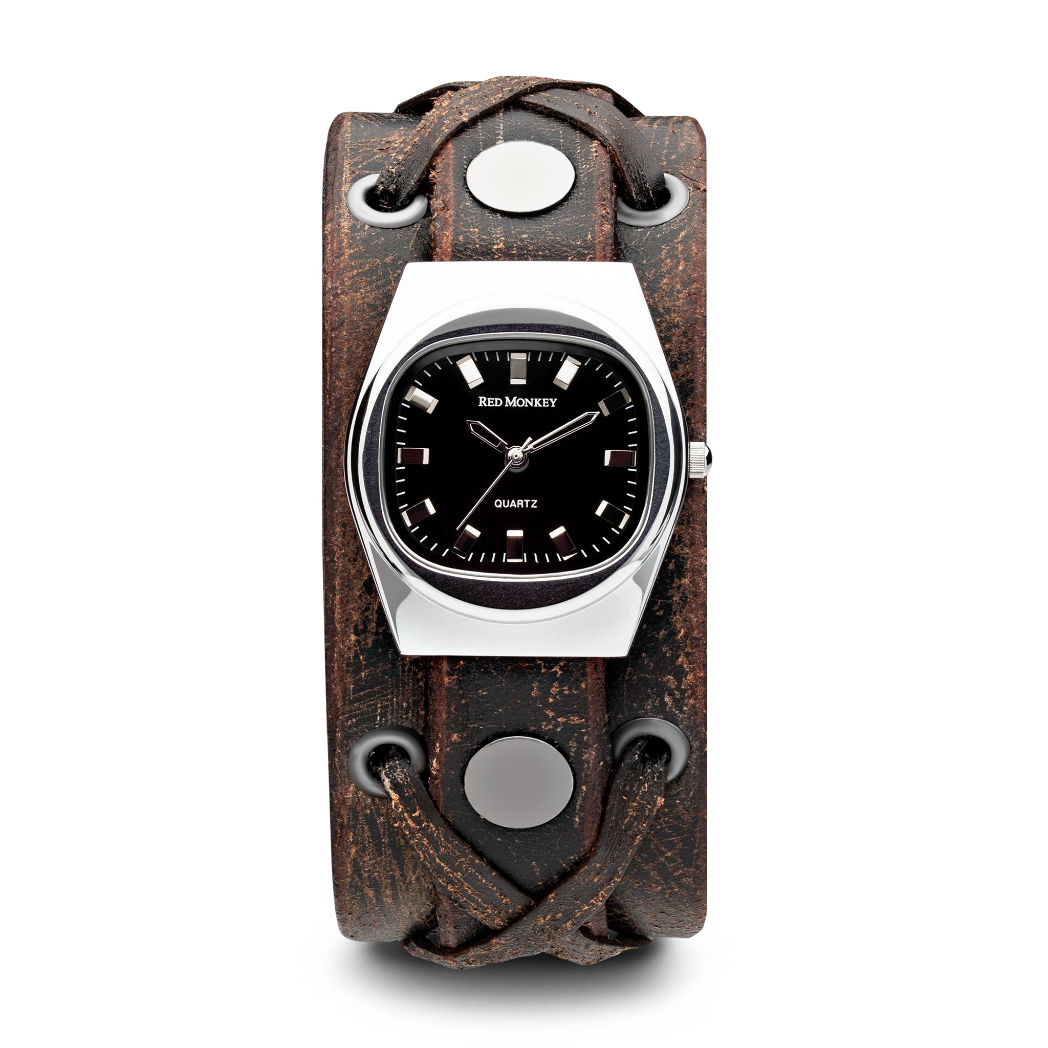 Distressed Leather Watch - As Worn by Wolverine in X-Men – Red