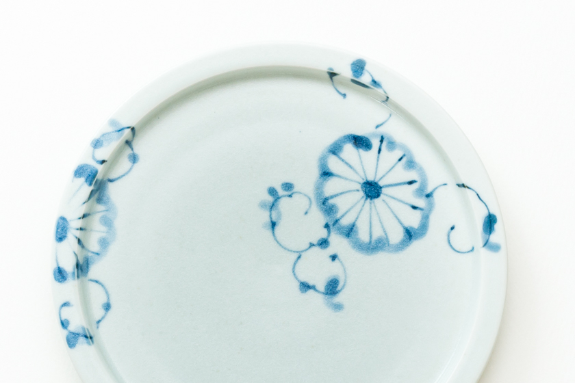 天平平皿 五寸 菊絵 | オンラインショップ | 生活購買店reed