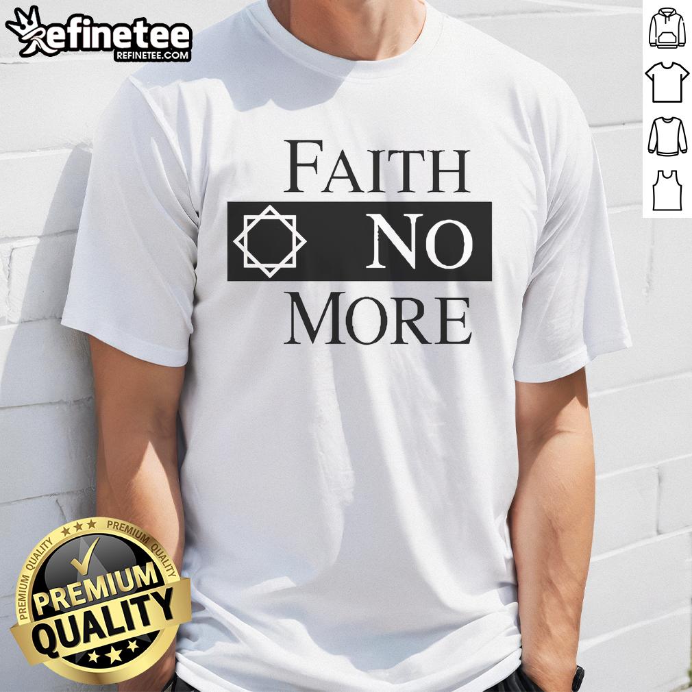Official Faith No More Classic Logo White T-Shirt - Refinetee