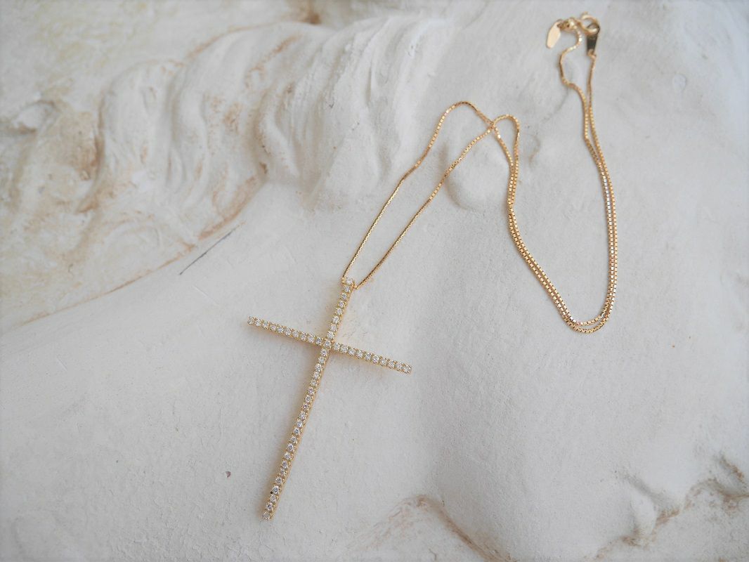 クロスペンダントトップ（YG) | REGINA ROMANTICO（レジィーナ