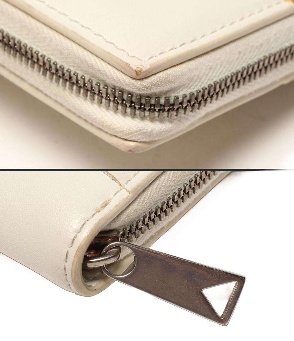 ボッテガ・ヴェネタ ラウンドファスナー長財布 カセット レディース