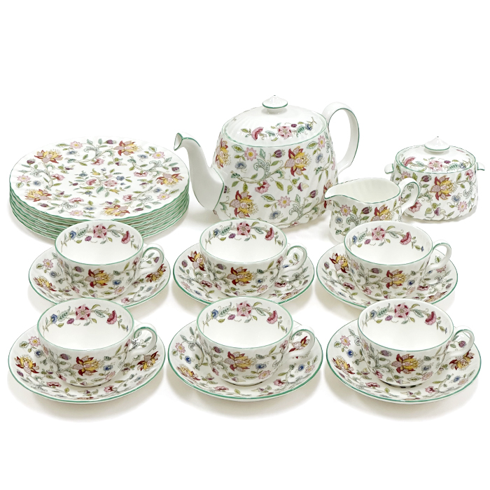 ミントン(MINTON) カップ&ソーサー&プレート&ティーポット&シュガー