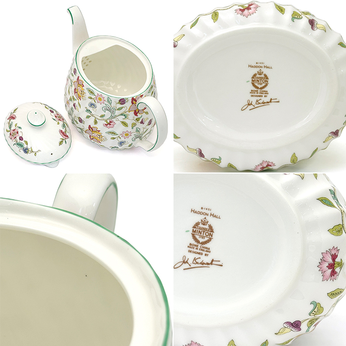 ミントン(MINTON) カップ&ソーサー&プレート&ティーポット&シュガー