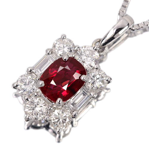 ミャンマー産(ビルマ産)非加熱ピジョンブラッドルビー 1.0ct