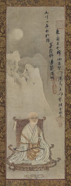 雪村周継筆「自画像」の実物は、本日3/7(金)まで展示。前期展示は3/9