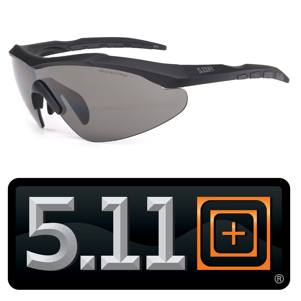 5.11タクティカル シューティンググラス レンズ3種付 エルロンシールド