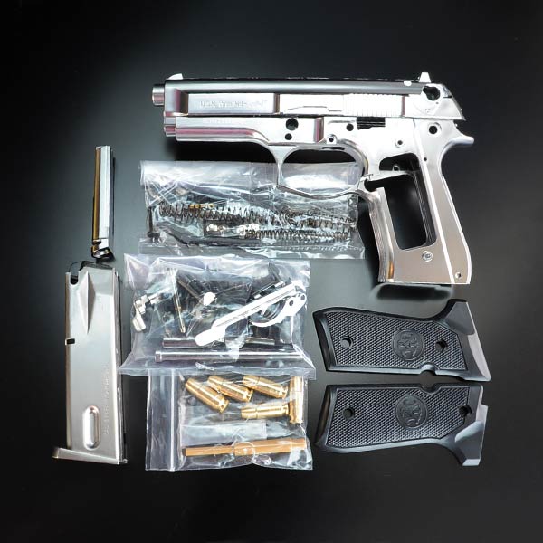 マルシン モデルガン ベレッタ M9 ドルフィン シルバー ABS 組み立て