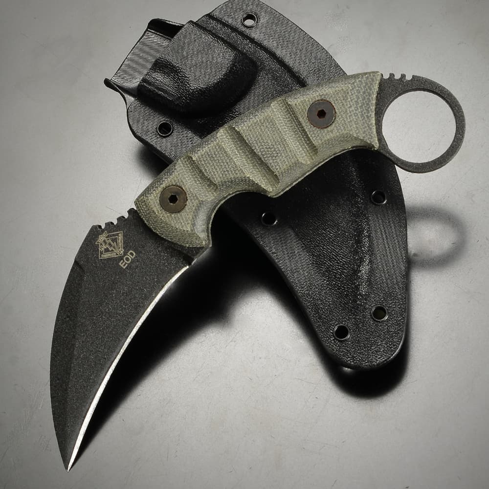 ONTARIO カランビット EOD Karambit Knife ハードシース付属