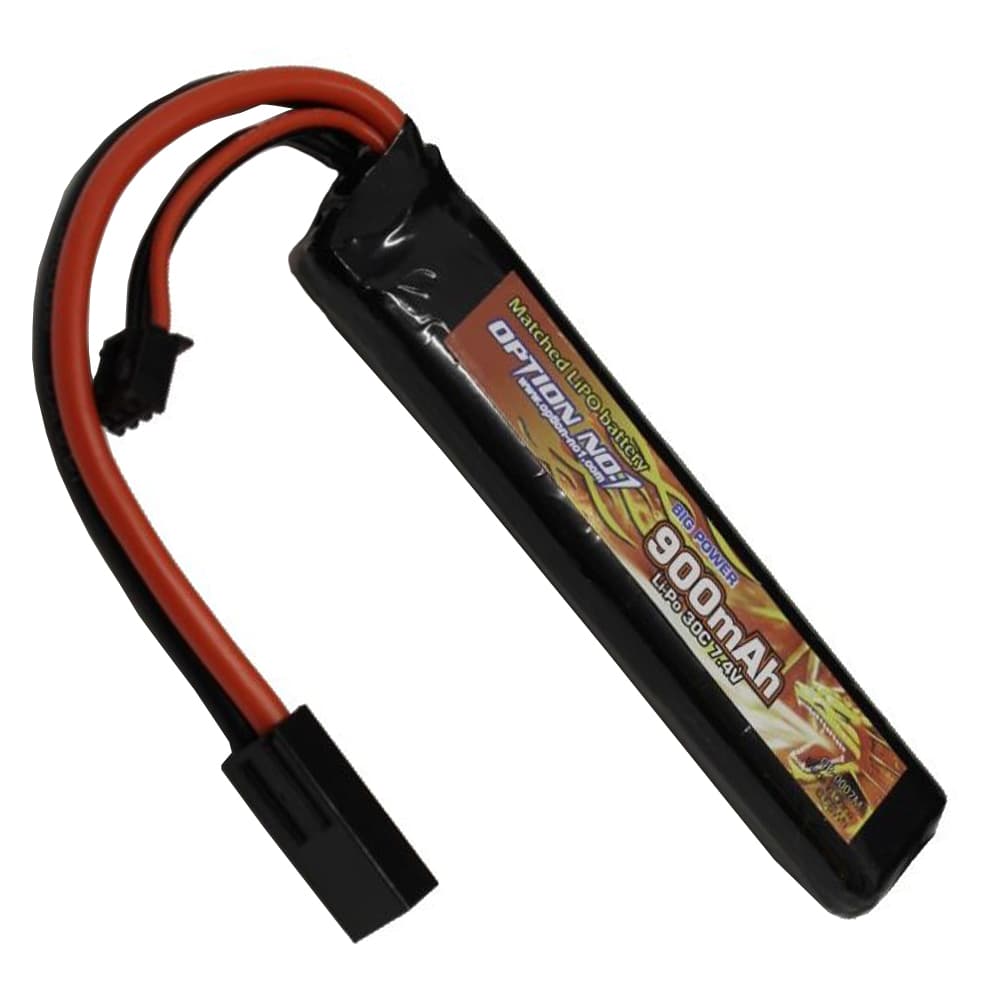 OPTION NO.1 リポバッテリー BIG POWER 7.4v 900mAh 30c スティック
