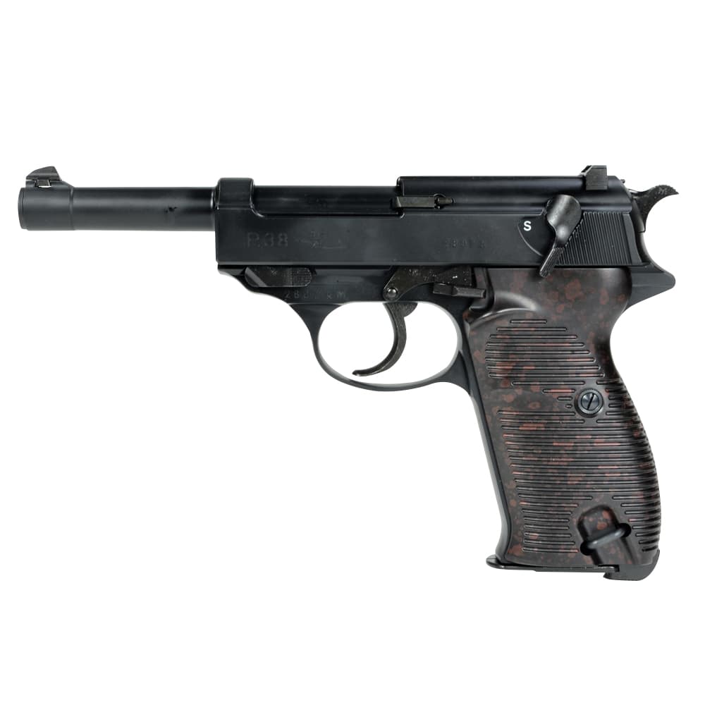 MARUZEN ガスガン WALTHER P38 ガスブローバック ac41 ブラック 38B