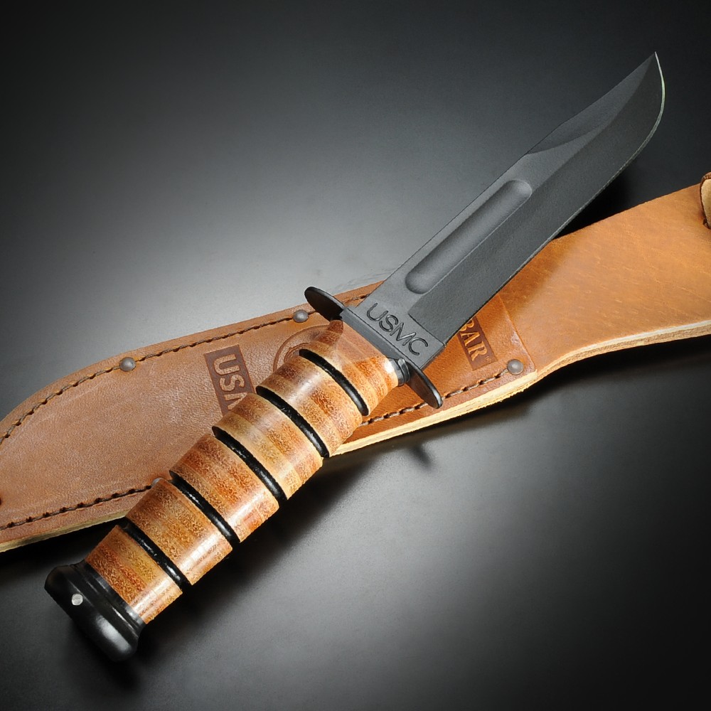 KA-BAR ハンティングナイフ 120周年記念 海兵隊モデル 9191